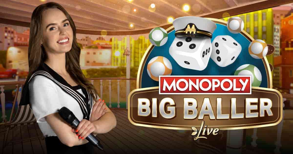 MONOPOLY Big Baller logo by Evolution at Nine Casino